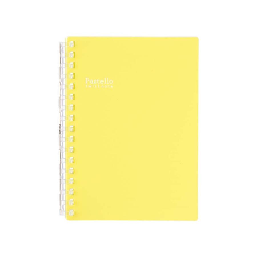 Pastello ツイストノート A6 イエロー N1964-5 | ブランド登録なし