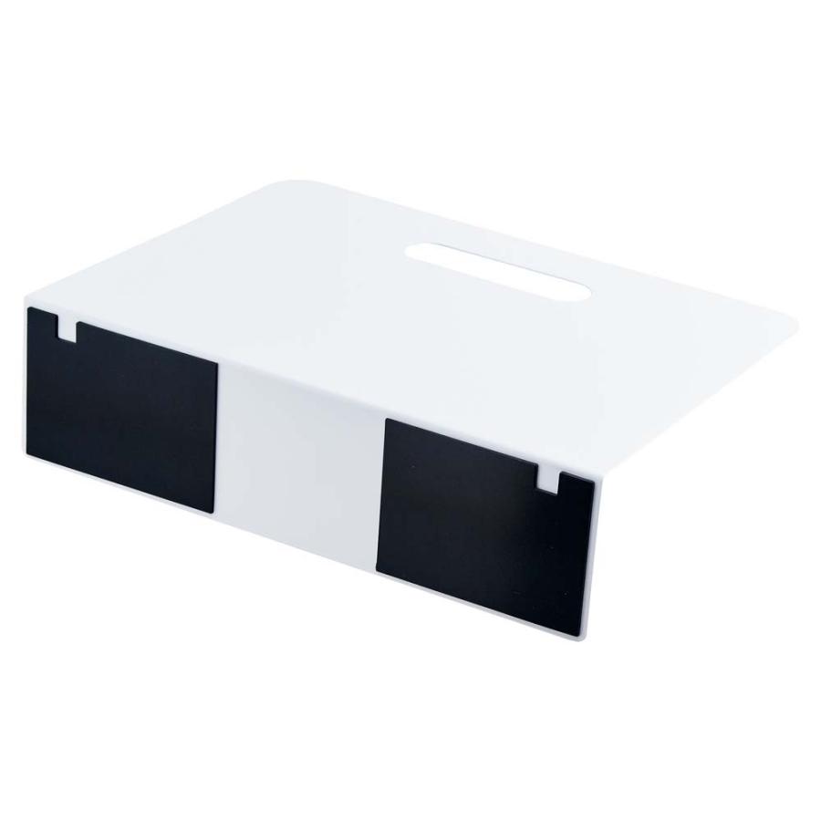 ブックエンド・ワイドタイプ（マグネット付） 白 A7352-0 | ブランド登録なし | 01