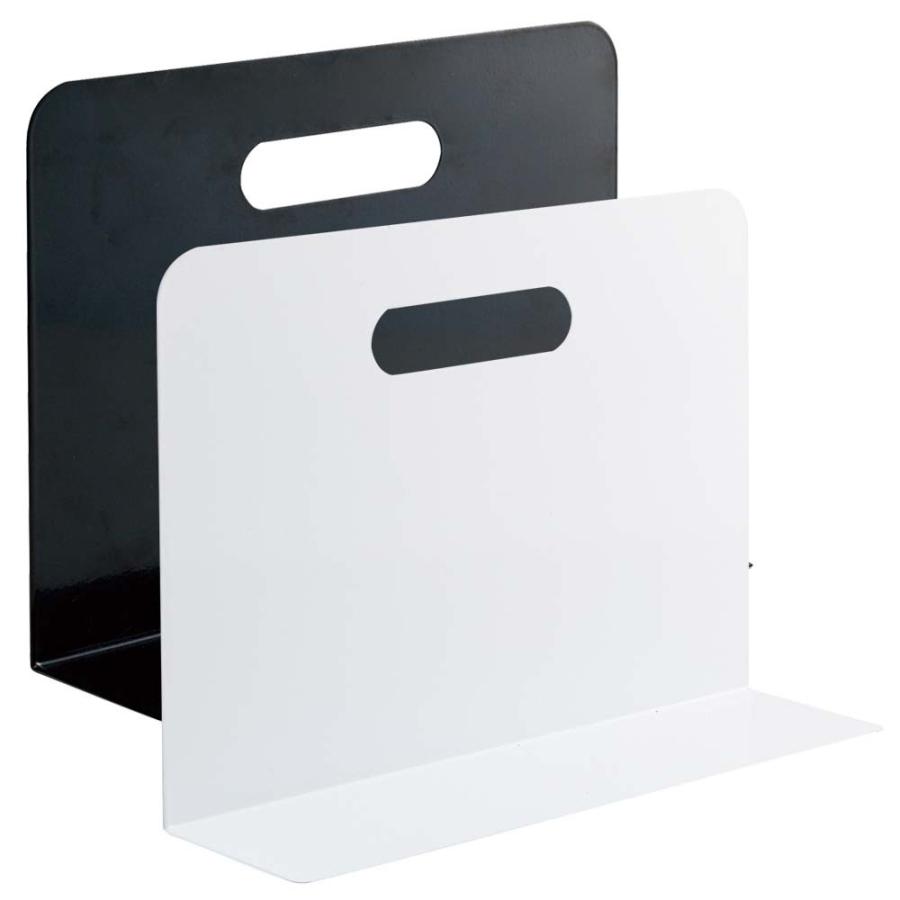 ブックエンド・ワイドタイプ（マグネット付） 白 A7352-0 | ブランド登録なし | 04