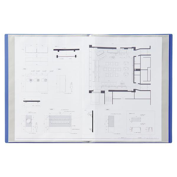 LIHIT LAB.＜リヒトラブ＞REQUEST サイドインクリヤーブック A3/A2S 白 G3405-0 | ブランド登録なし | 02