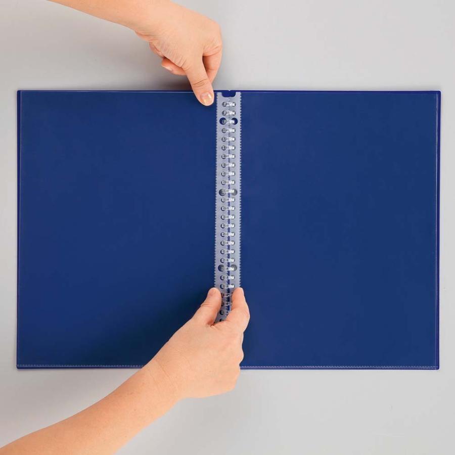 LIHIT LAB (リヒトラブ) CUBE FIZZ イージーチェンジ・クリヤーブック ネイビー N6482-11 | LIHIT LAB. | 05