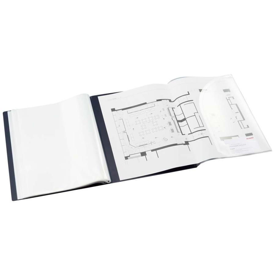 LIHIT LAB.＜リヒトラブ＞ ALTNA クリヤーブック 20P ネイビー N7751-11 | ブランド登録なし | 05