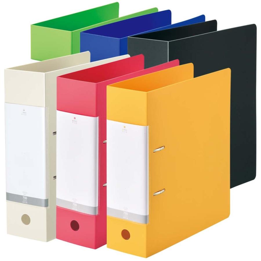 LIHIT LAB.＜リヒトラブ＞ リクエスト D型リングファイル 黒 G2290-24 | LIHIT LAB. | 01