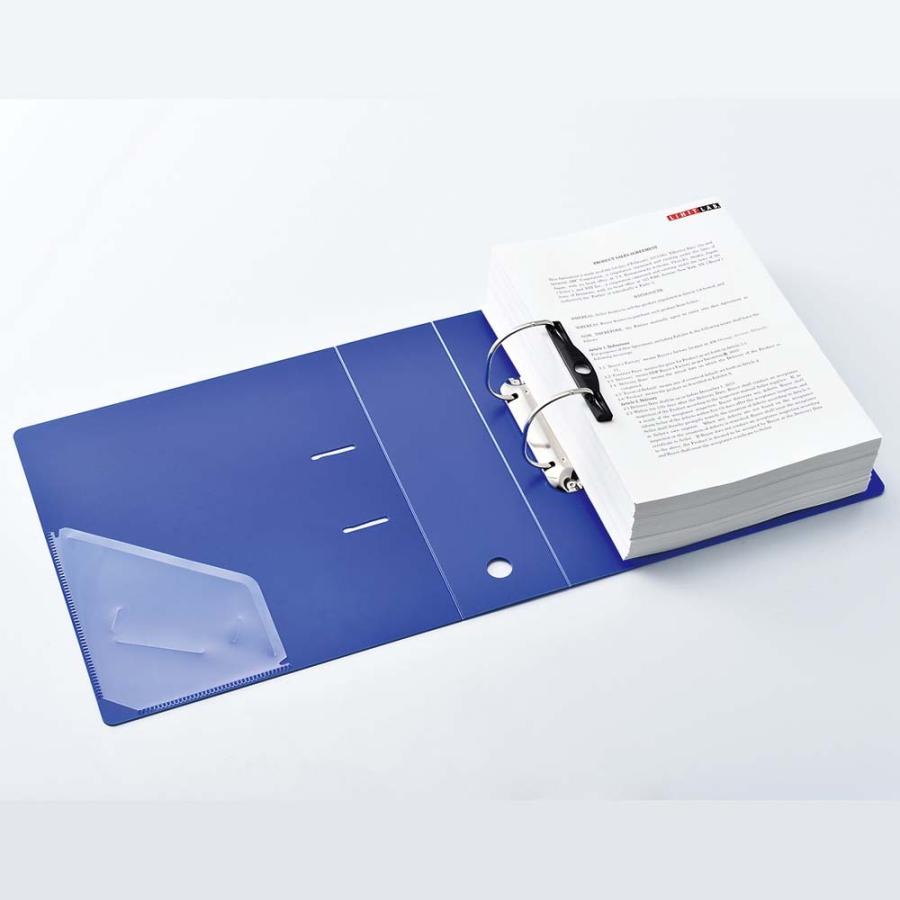 LIHIT LAB.＜リヒトラブ＞ リクエスト D型リングファイル 黒 G2290-24 | LIHIT LAB. | 02