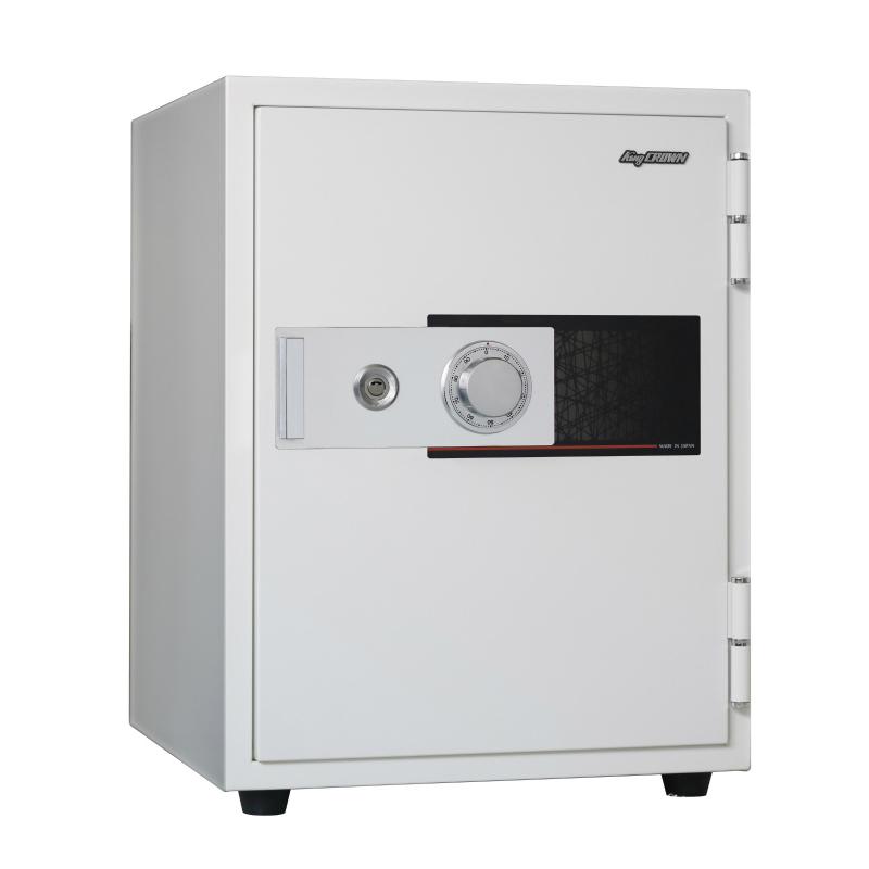 日本アイ・エス・ケイ 耐火金庫 ゆとり収納シリーズ KU-55DK キングスーパーダイヤル錠+電子ロック錠 53.2L 1時間耐火 地震 災害 防災 | 日本アイ・エス・ケイ