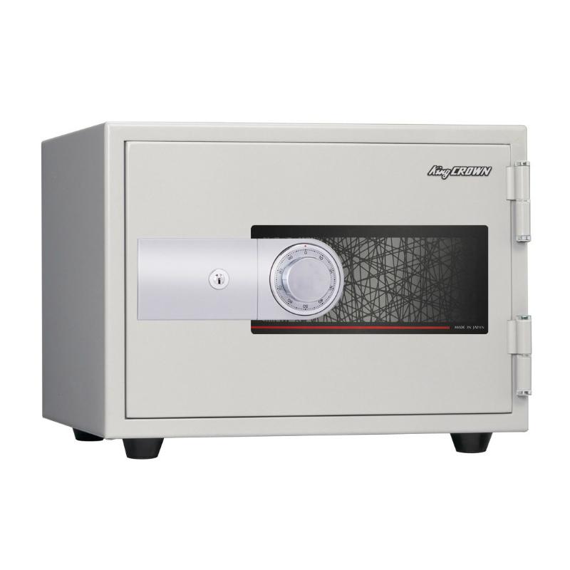 日本アイ・エス・ケイ 耐火金庫 ゆとり収納シリーズ KU-20SD キングスーパーダイヤル錠+リバーシブル錠 22.7L 1時間耐火 地震 災害 防災 | 日本アイ・エス・ケイ