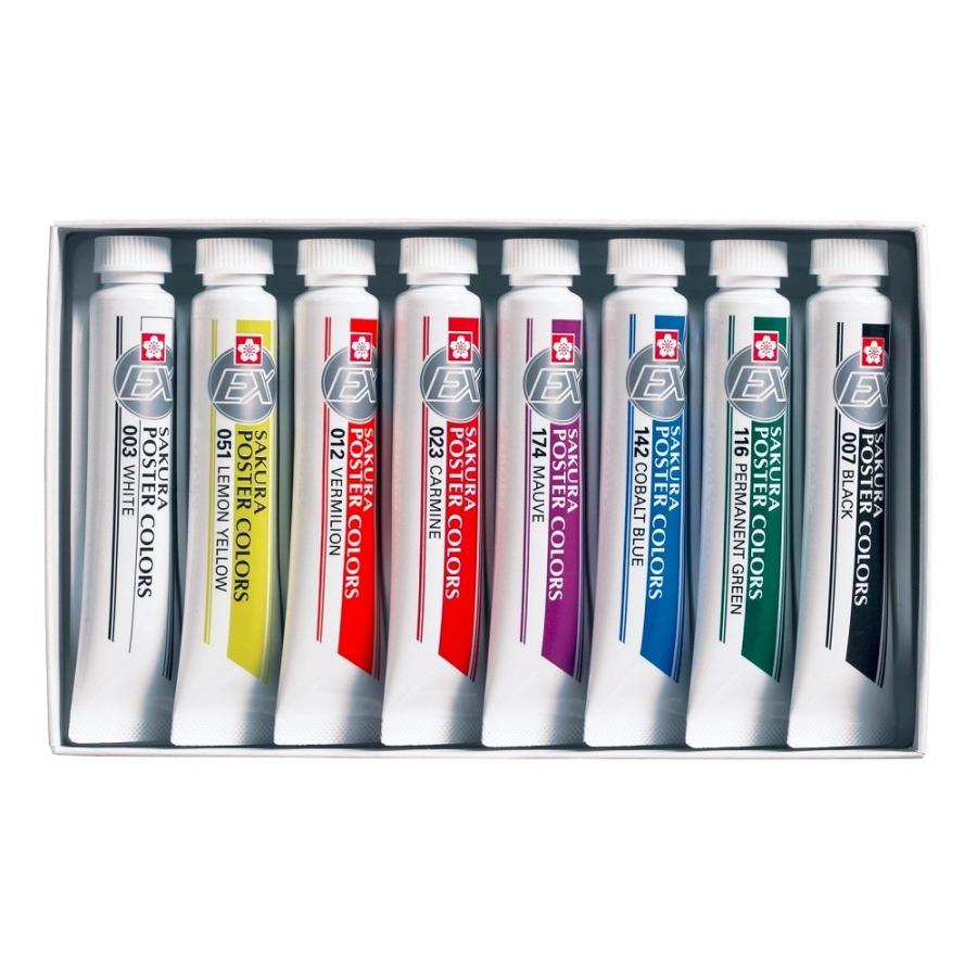 サクラクレパス ポスターカラーEX 8色 PEW8 | サクラクレパス | 01