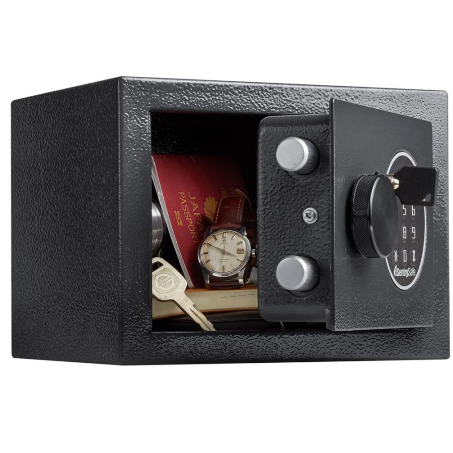 セントリー　テンキー式パーソナルセキュリティ保管庫　X014E　パーソナルセキュリティセーフ　 A6サイズ対応　3.9L 地震 災害 防災 | セントリー