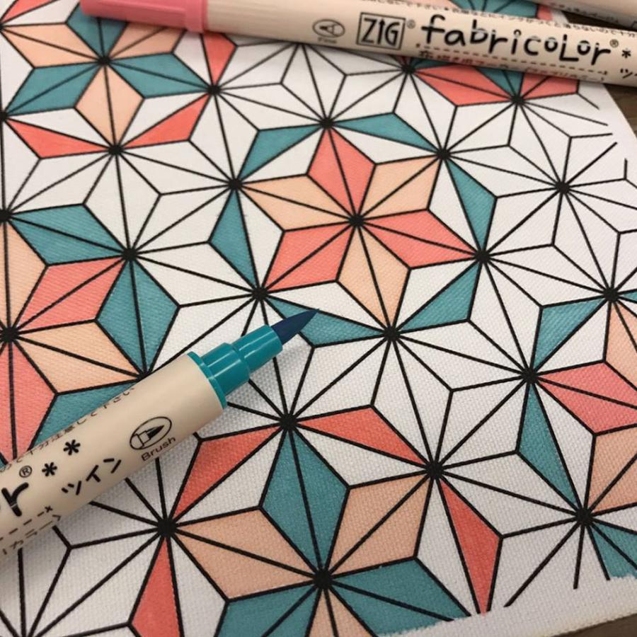 呉竹 ZIG fabricolorツイン 24色セット 布描き用マーカー | 呉竹 | 04