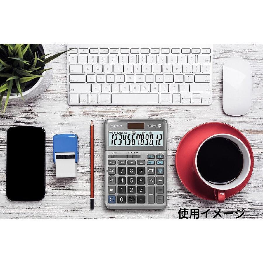 カシオ計算機　casio 軽減税率対応　Ｗ税率電卓12桁 DF-200RC-N | CASIO | 02