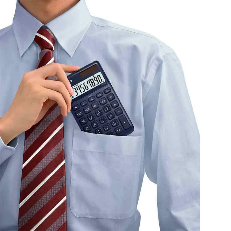 ＜CASIO＞カシオ 大判手帳サイズ電卓10桁 NS-S10-WE-N | CASIO | 01