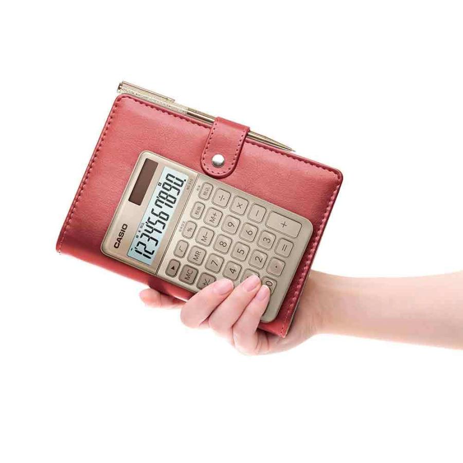 ＜CASIO＞カシオ 大判手帳サイズ電卓10桁 NS-S10-BK-N | CASIO | 02