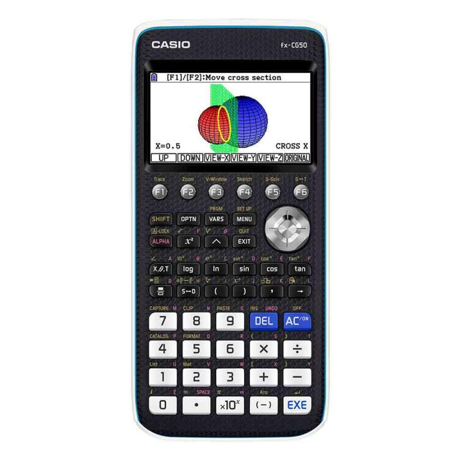CASIO＞カシオ カラー表示グラフ関数電卓 fx-CG50-N : 8308496 