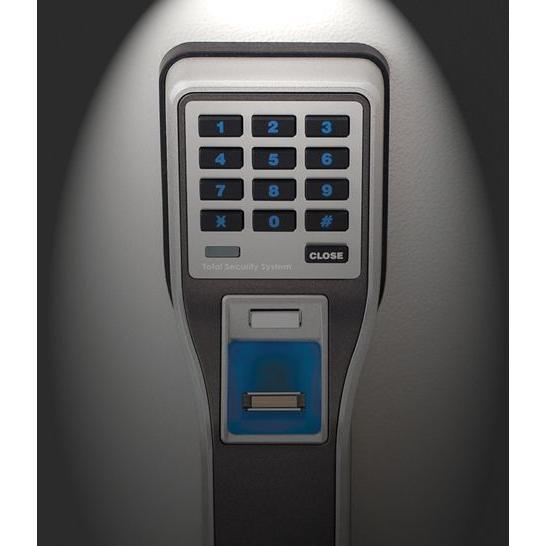 【開梱設置無料】エーコー インテリアデザイン金庫「GUARD MASTER」 ONS-FE 2マルチロック式 テンキー式 指紋照合式 1時間耐火 37L 地震 災害 防災 |  | 02