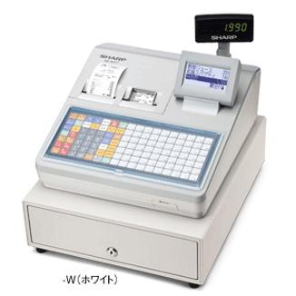 シャープ＜SHARP＞電子レジスター XE-A417-W(XEA417W) ホワイト 2シート フラットキーボードタイプ | SHARP