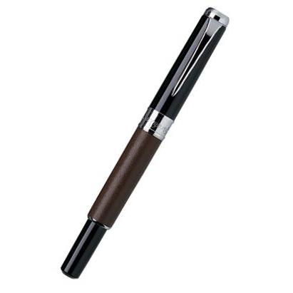 呉竹　クレタケ　くれ竹万年毛筆　スターリーナイト本皮　茶　DAY141-5 | 呉竹