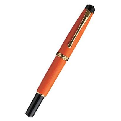 呉竹　クレタケ　くれ竹万年毛筆　夢銀河本皮　橙　DAY140-16 | 呉竹