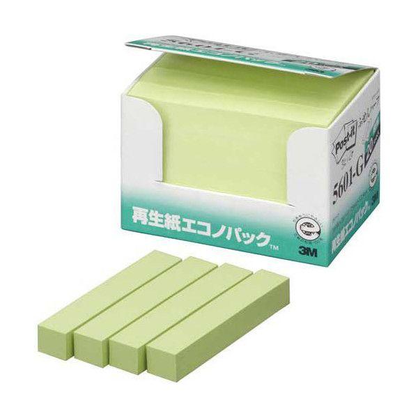 3M　エコノパック製品シリーズ　ふせんハーフ　グリーン　１００枚×２０個パック　5601-GK | 