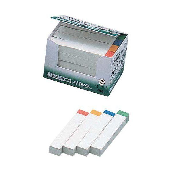 3M　エコノパック製品シリーズ　ふせんハーフ　レインボー（４色）　１００枚×２０個パック　5601-R | 