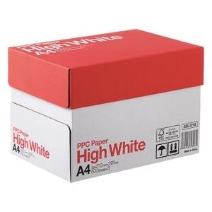 【法人様限定価格】PPC用紙　ハイホワイトA4　500枚×5冊　68g/m2　白色度93%　コピー用紙 | ブランド登録なし
