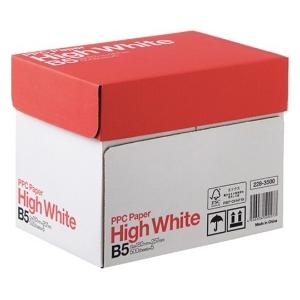 【法人様限定価格】コピー用紙 PPC用紙 ハイホワイトB5 500枚×5冊 68g/m2 白色度93% 高白色 | ブランド登録なし