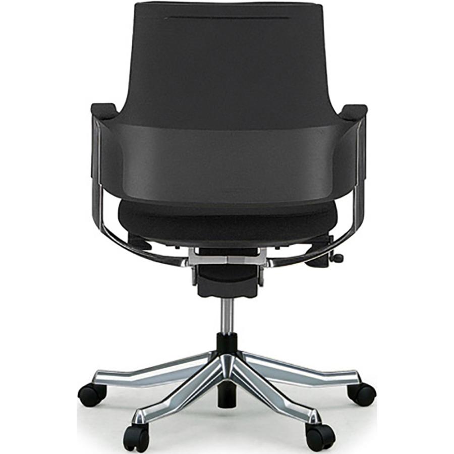 関家具 タスクチェア デルフィ ファブリック張地 ロータイプ ブラック  137110 | 関家具 | 03