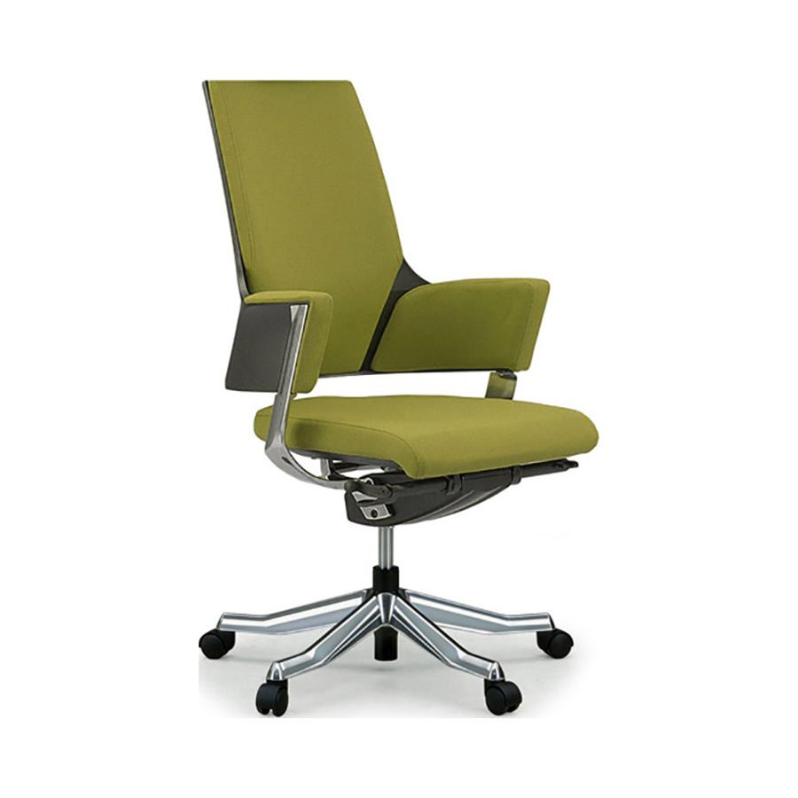関家具 タスクチェア デルフィ ファブリック張地 ミドルタイプ オリーブ  137104 | 関家具 | 01