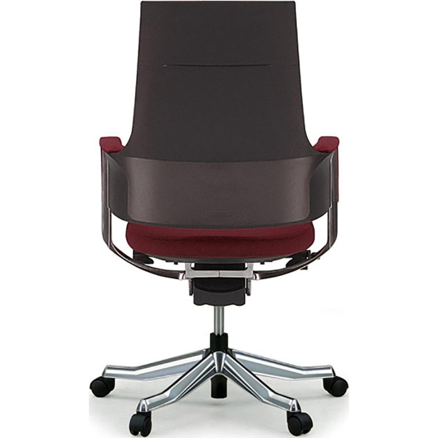 関家具 タスクチェア デルフィ ファブリック張地 ミドルタイプ バーガンディ  137099 | 関家具 | 03