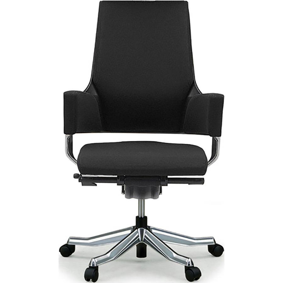 関家具 タスクチェア デルフィ ファブリック張地 ミドルタイプ ブラック  137106 | 関家具