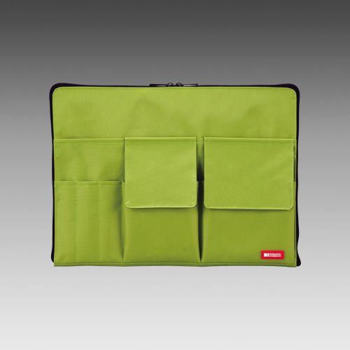 LIHIT LAB.＜リヒトラブ＞ TEFFA　バッグ・イン・バッグ　A4サイズ　A-7554-6　黄緑　(A-7554-黄緑) | 