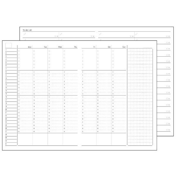 【メール便5冊までなら送料290円】システムノート用リフィル フリーウィークリースケジュール A5サイズ NT227 レイメイ藤井 | ブランド登録なし | 01