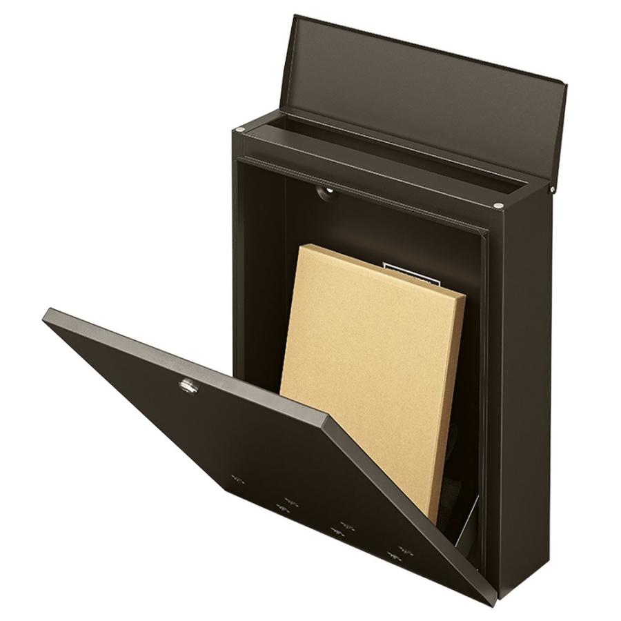 ナカバヤシ　宅配ボックス　ポストタイプ　ブラウン　STB-001-S | ブランド登録なし | 03