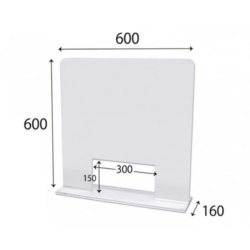 クルーズ　飛沫防止アクリルパネル　窓あり　SL-2000 | ブランド登録なし