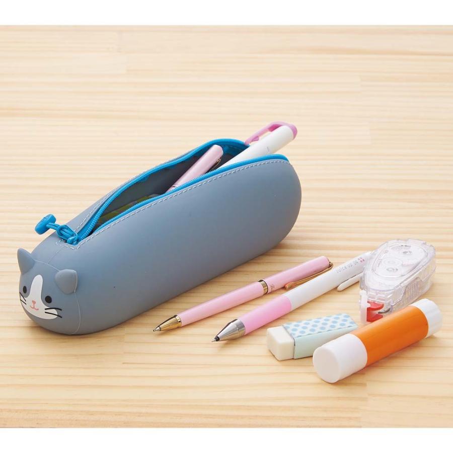 LIHIT LAB.＜リヒトラブ＞PuniLabo 寝ころびペンポーチ ミケネコ A7781-7 | ブランド登録なし | 03