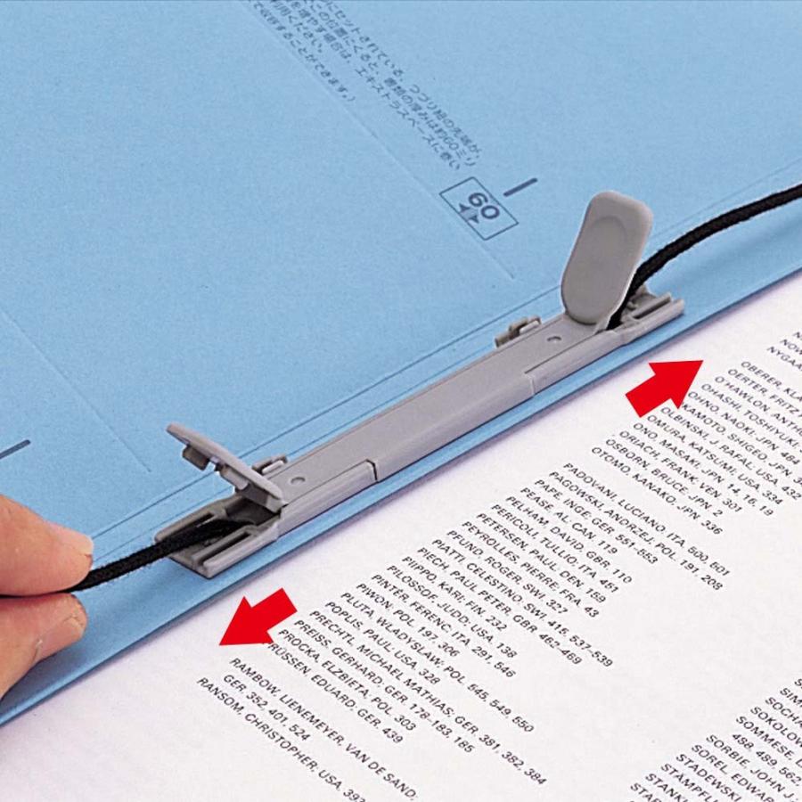 LIHIT LAB.＜リヒトラブ＞ユーノビクイックファイル A4E 青 F587-9 | ブランド登録なし | 02