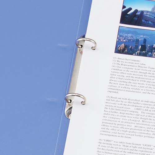 LIHIT LAB.＜リヒトラブ＞リングファイル＜ディンプル＞ A5S 藍色 F866 | ブランド登録なし | 02