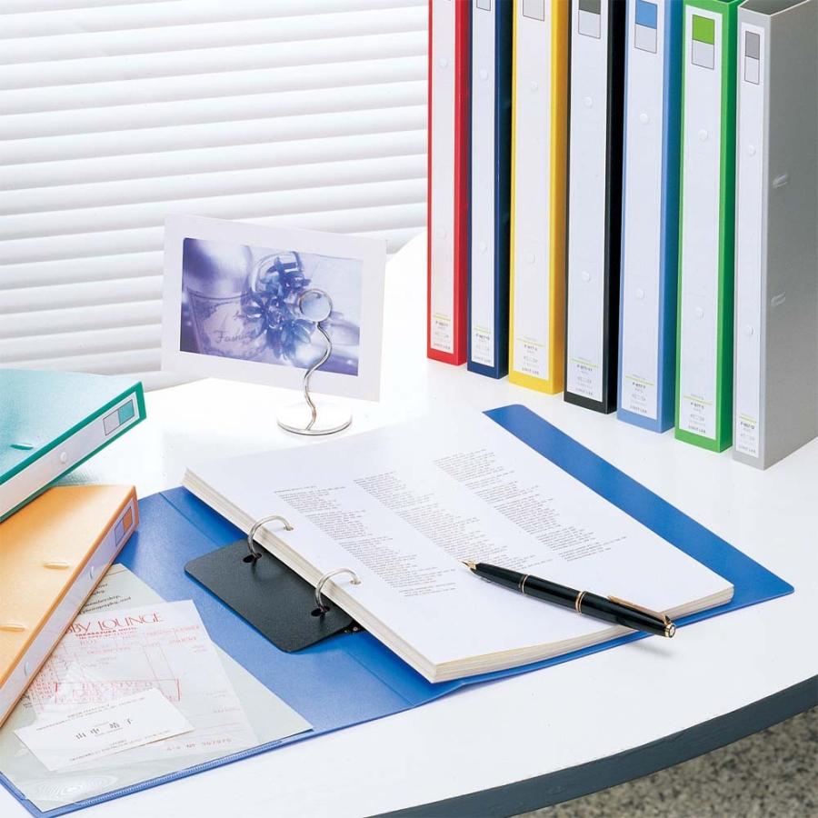 LIHIT LAB.＜リヒトラブ＞リングファイル＜ディンプル＞ A4S 赤色 F867-1 | ブランド登録なし | 02