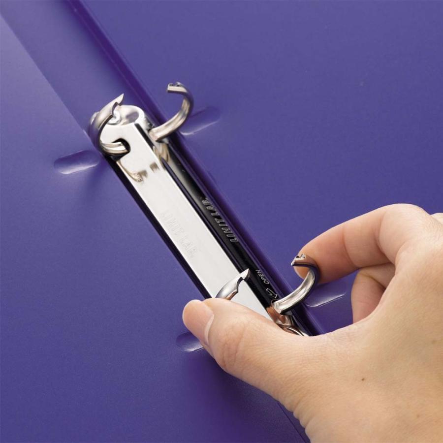 LIHIT LAB.＜リヒトラブ＞リングファイル＜カドロック＆Ｔリング＞A4E 乳白色 F874U-1 | ブランド登録なし | 02