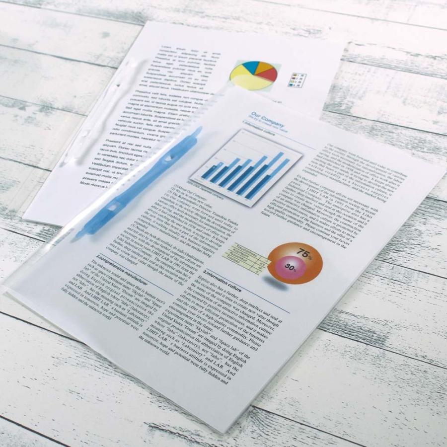 LIHIT LAB.＜リヒトラブ＞プラファイル（5冊入）A4 青色 F3018-5P-8 | ブランド登録なし | 02