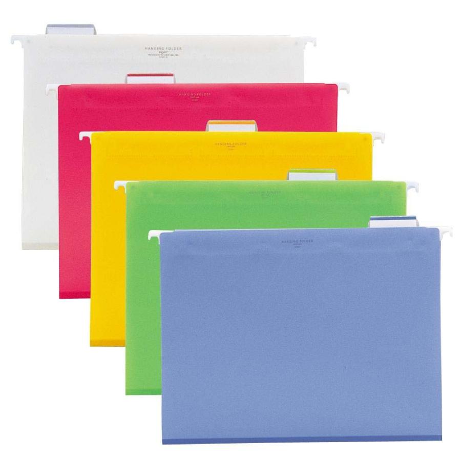 LIHIT LAB.＜リヒトラブ＞リクエスト ハンギングフォルダー A4横 黄緑 G1641-6 | ブランド登録なし | 01