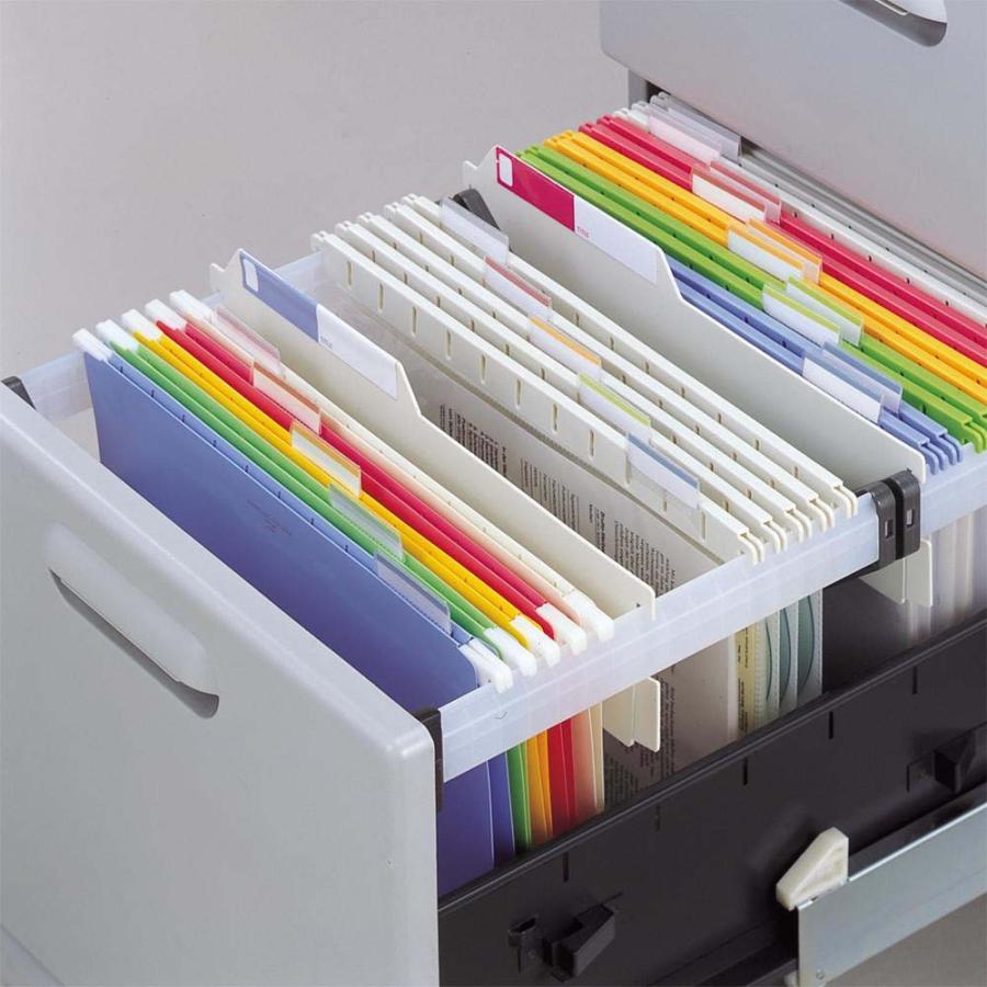 LIHIT LAB.＜リヒトラブ＞リクエスト ハンギングフォルダー A4横 水 G1641-14 | ブランド登録なし | 03