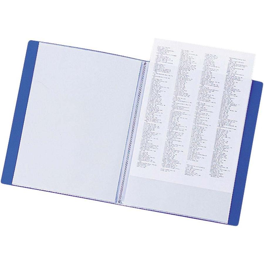 LIHIT LAB.＜リヒトラブ＞リクエスト クリヤーブック A3 40P 青 G3215-8 | ブランド登録なし | 01