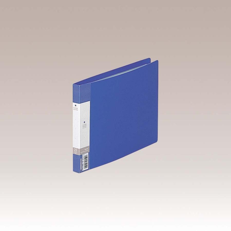 LIHIT LAB.＜リヒトラブ＞リクエスト クリヤーブック A5E 20P 藍 G3224-8 | ブランド登録なし