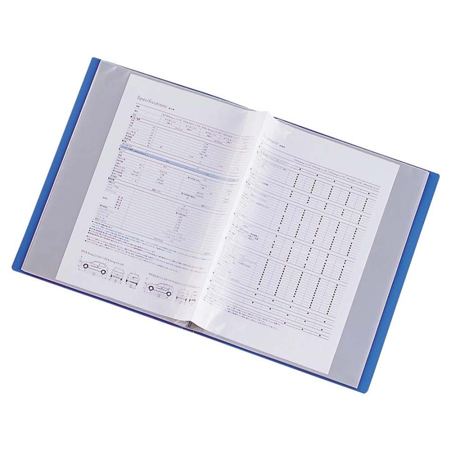 LIHIT LAB.＜リヒトラブ＞リクエスト クリヤーブック A4/A3 赤 G3401-3 | ブランド登録なし | 02