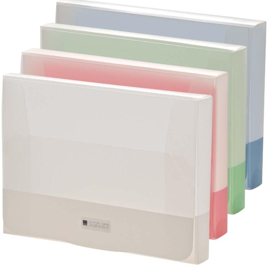 LIHIT LAB.＜リヒトラブ＞リクエスト クラッチケース A4 ブルー G5900-8 | ブランド登録なし | 01