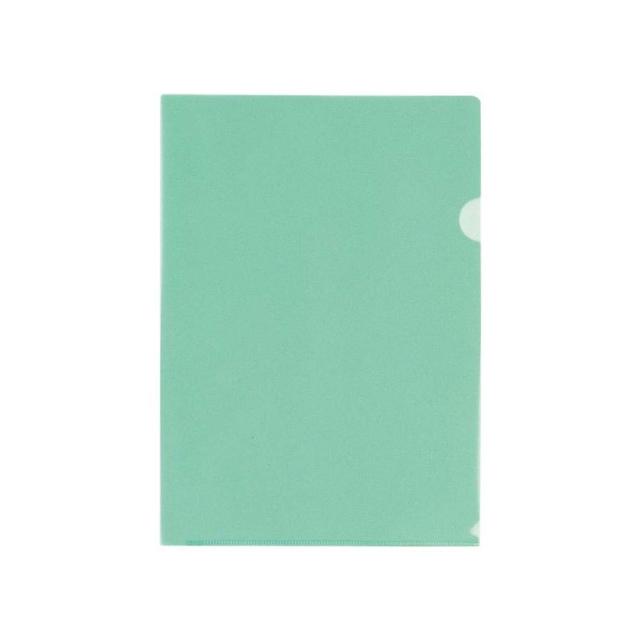 LIHIT LAB.＜リヒトラブ＞クリヤーホルダー＜100枚パック＞ A4 グリーン G6100-19 | ブランド登録なし