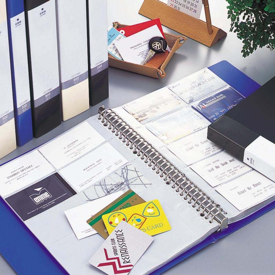 LIHIT LAB.＜リヒトラブ＞名刺帳＜ポケット交換タイプ＞ A4 500枚 黒 G8802-24 | ブランド登録なし | 01