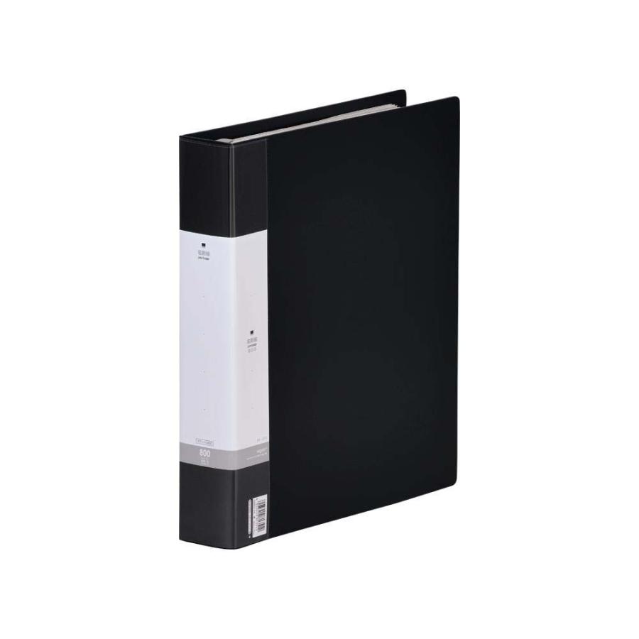 LIHIT LAB.＜リヒトラブ＞名刺帳＜ポケット交換タイプ＞ A4 800枚 黒 G8803-24 | ブランド登録なし