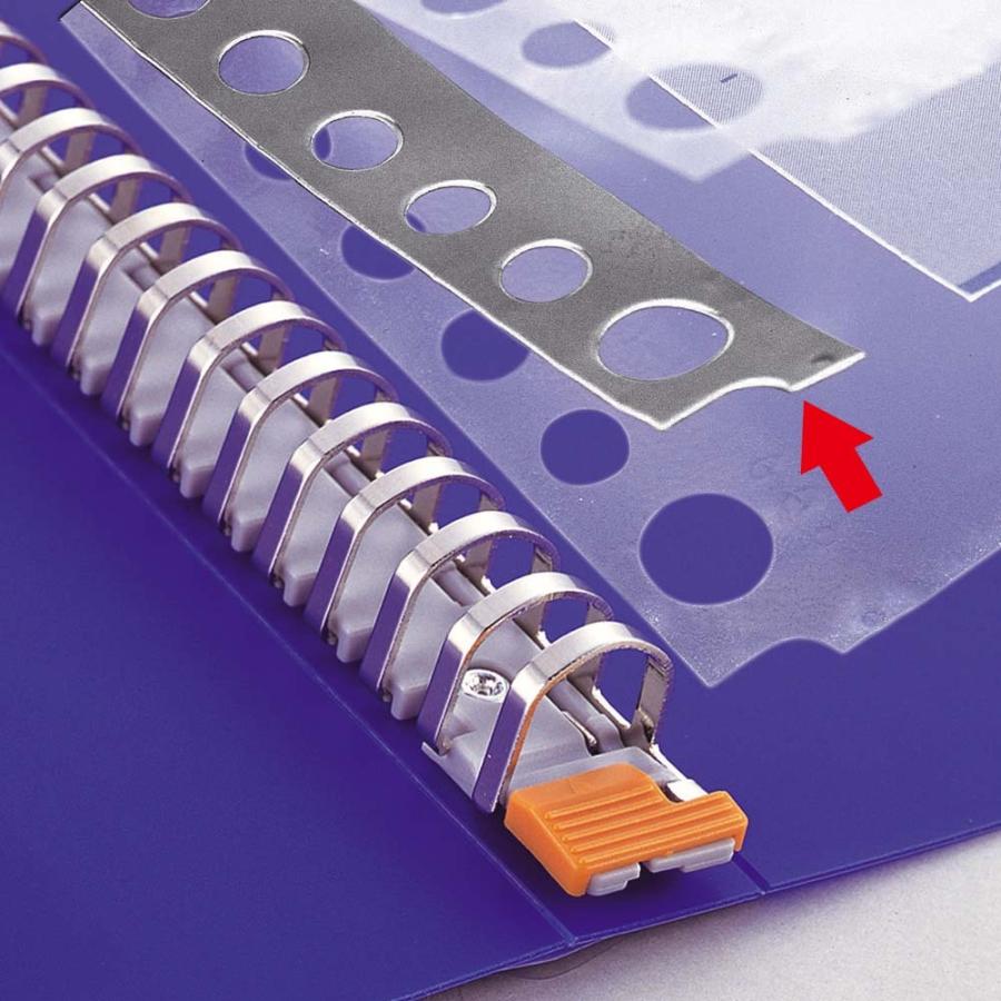 LIHIT LAB.＜リヒトラブ＞ルポ・リーンフォース・クリヤーポケット B5 藍 N2005 | ブランド登録なし | 04