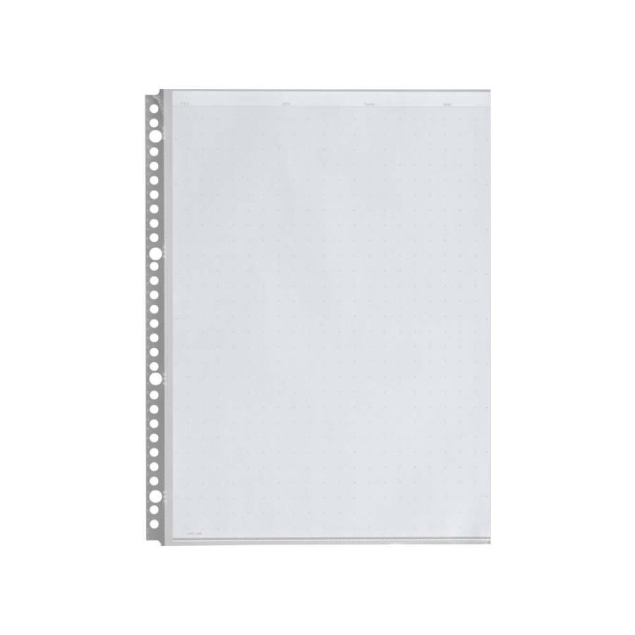 LIHIT LAB.＜リヒトラブ＞ルポ・リーンフォース・クリヤーポケットA4 グレー N2006 | ブランド登録なし